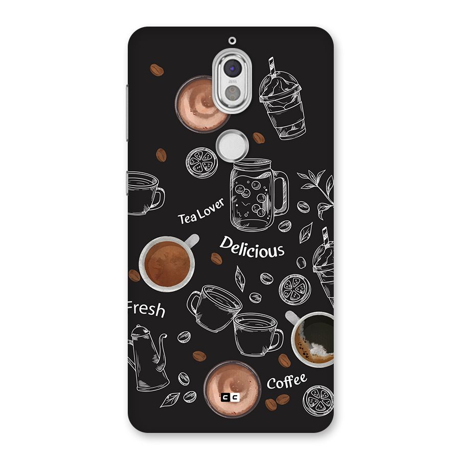 Tea And Coffee Mixture Back Case for Nokia 7