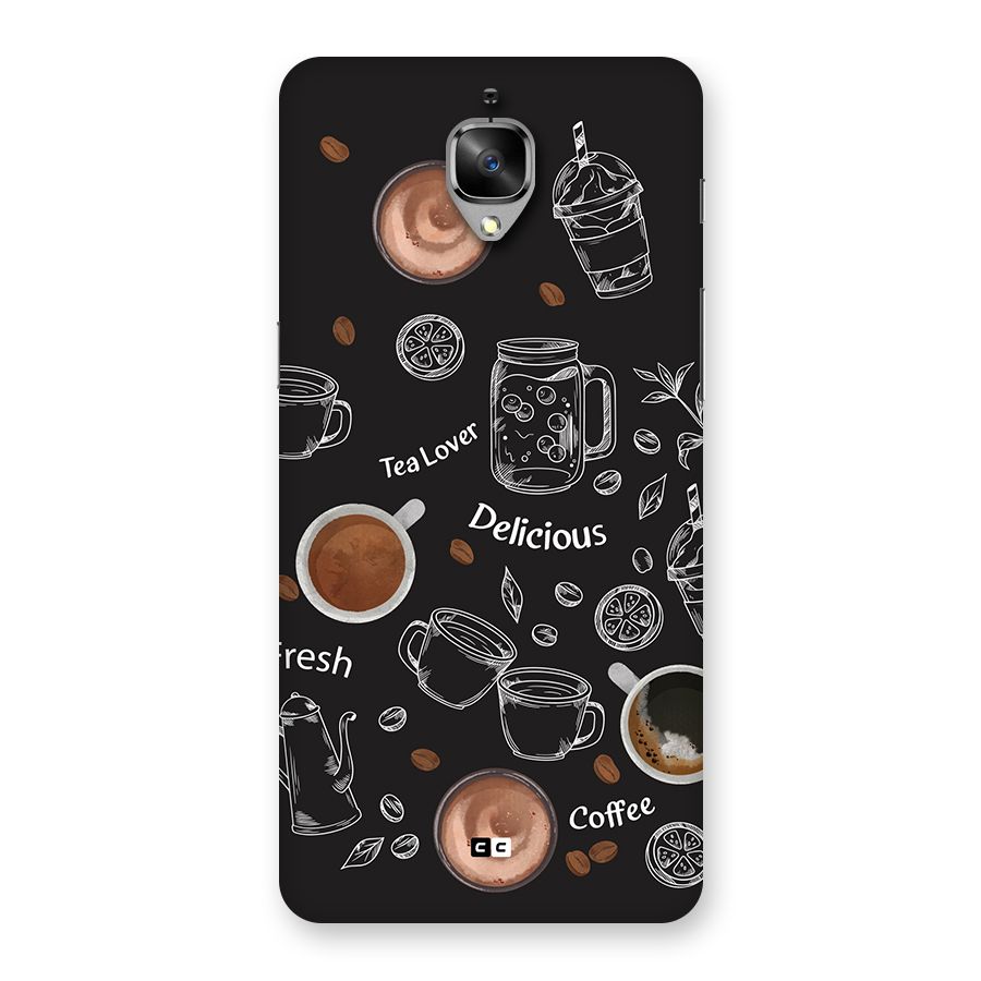 Tea And Coffee Mixture Back Case for OnePlus 3T