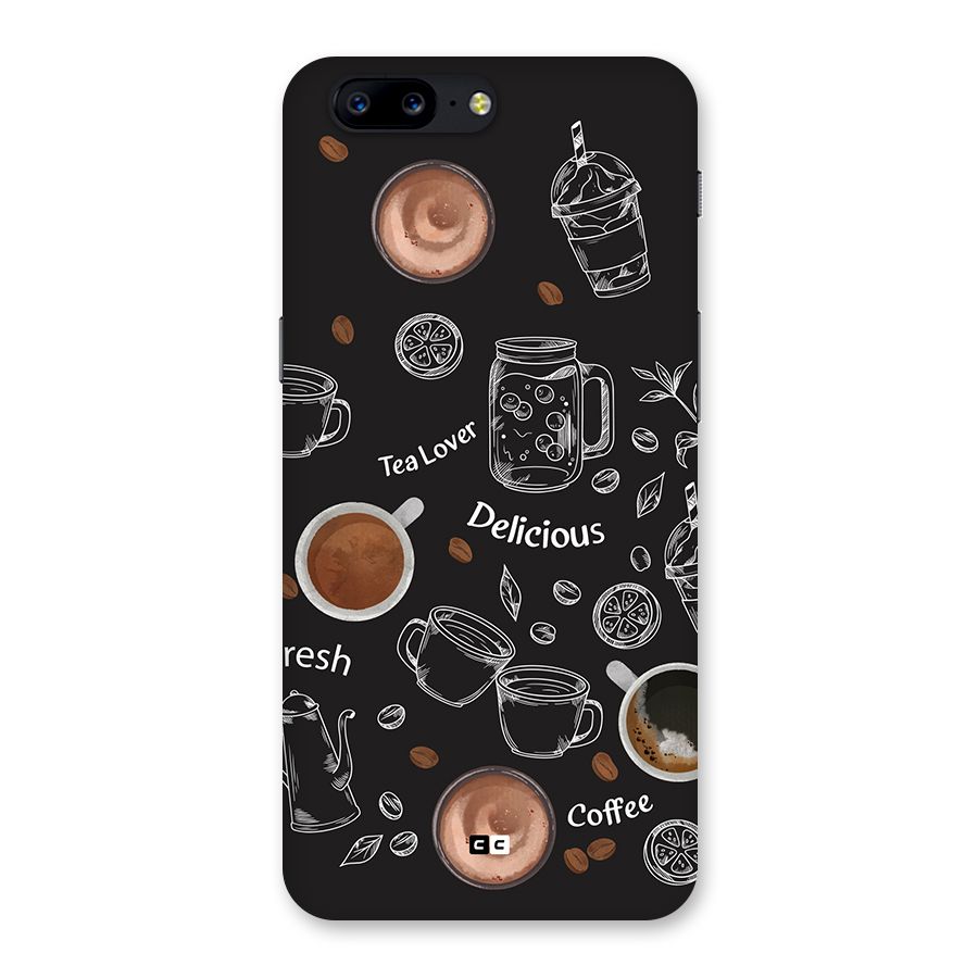 Tea And Coffee Mixture Back Case for OnePlus 5