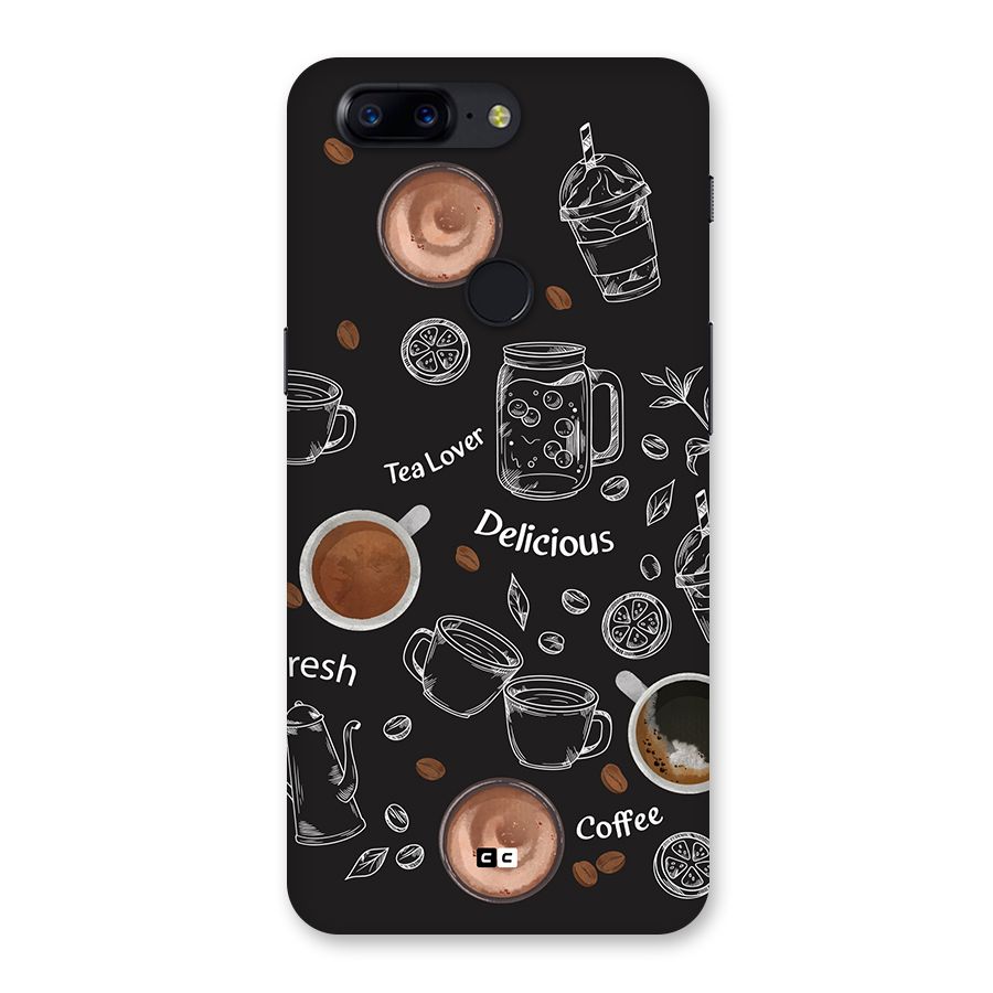 Tea And Coffee Mixture Back Case for OnePlus 5T