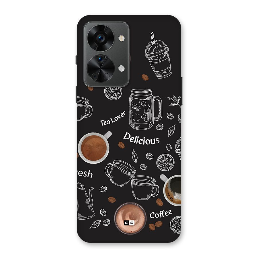 Tea And Coffee Mixture Back Case for OnePlus Nord 2T