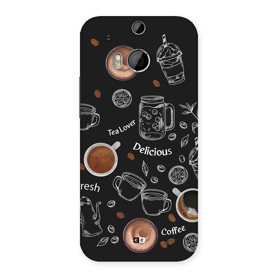 Tea And Coffee Mixture Back Case for One M8