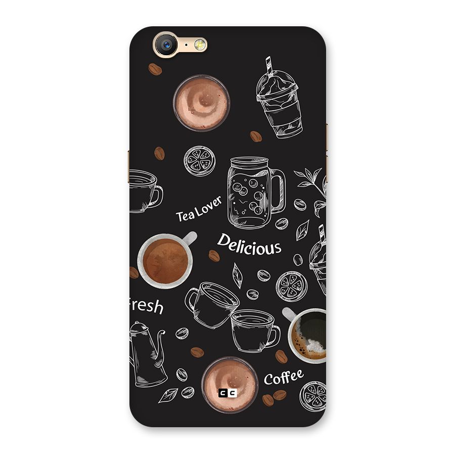 Tea And Coffee Mixture Back Case for Oppo A57