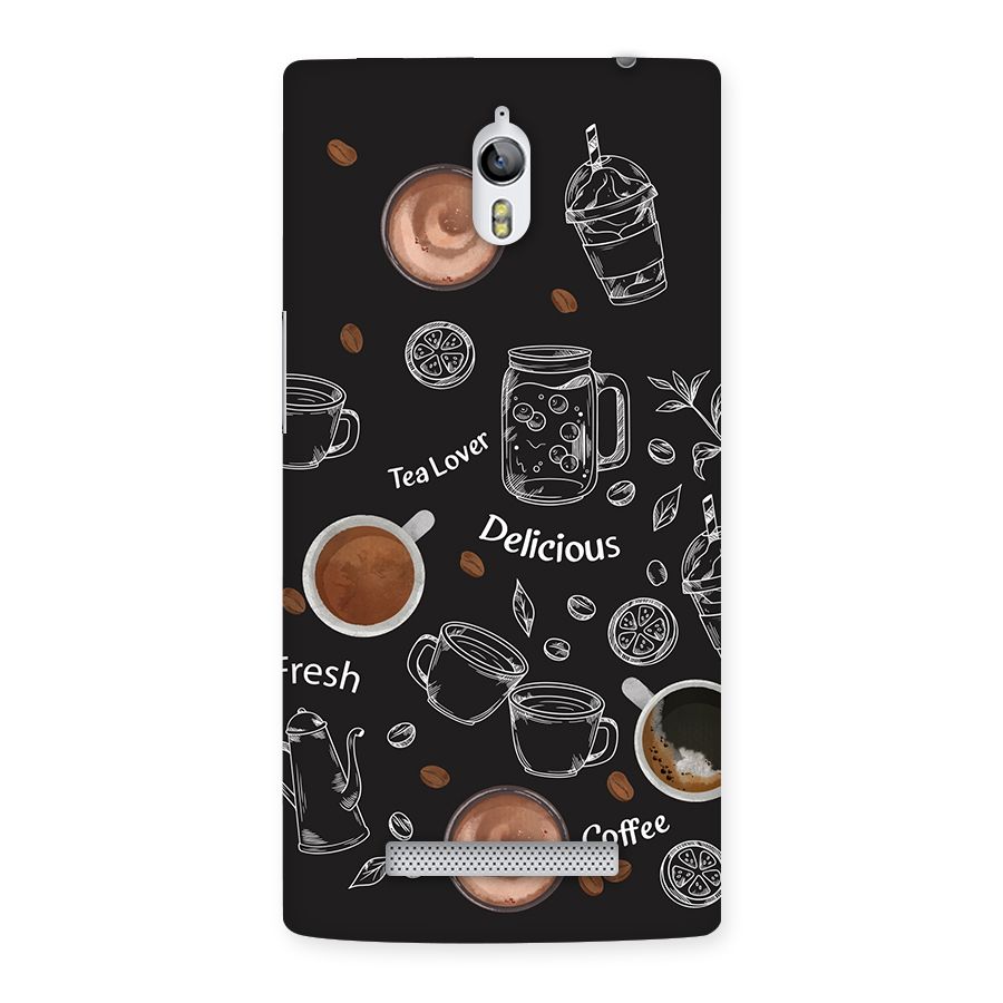 Tea And Coffee Mixture Back Case for Oppo Find 7