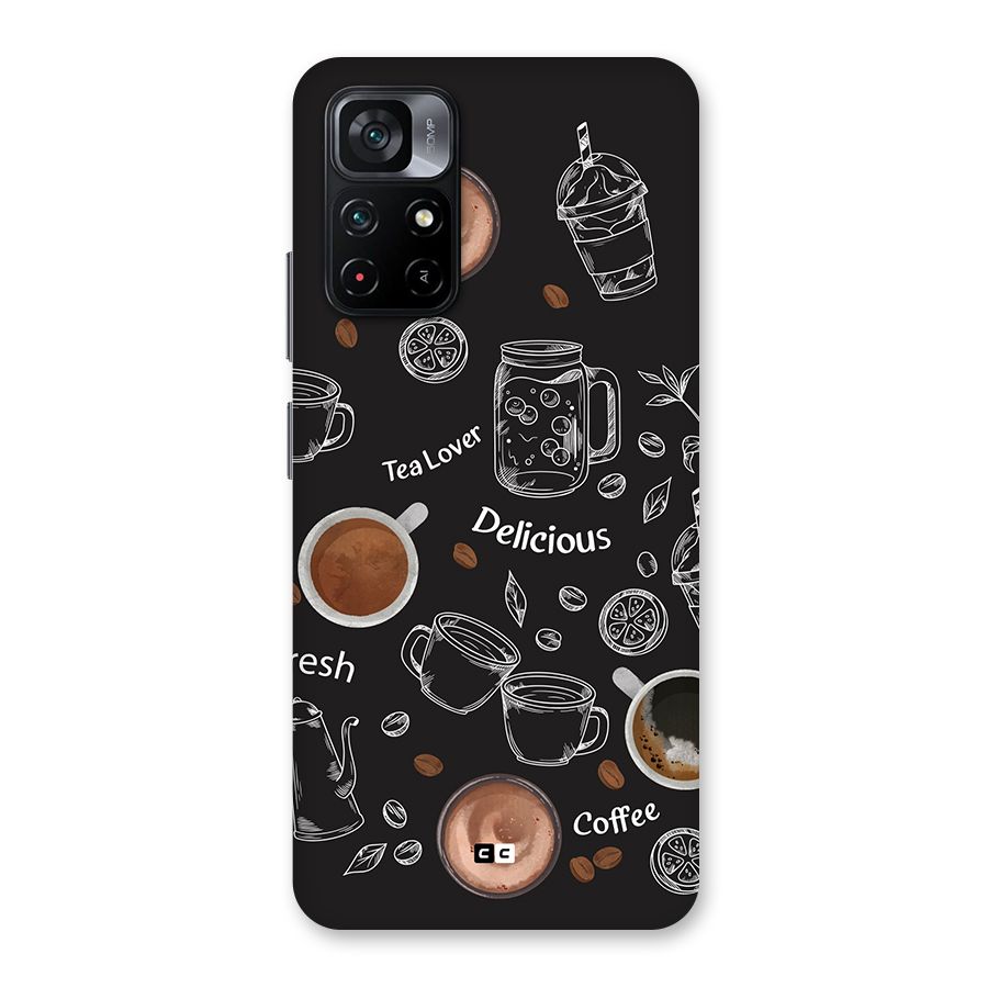 Tea And Coffee Mixture Back Case for Poco M4 Pro 5G