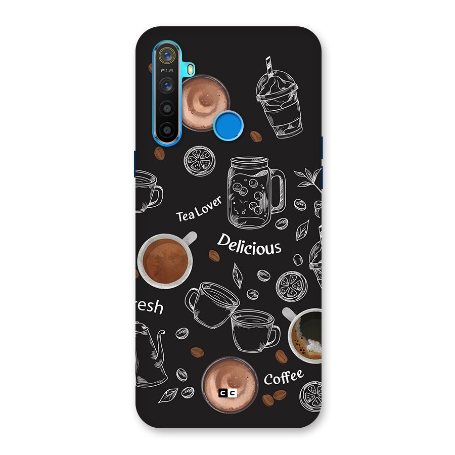 Tea And Coffee Mixture Back Case for Realme 5