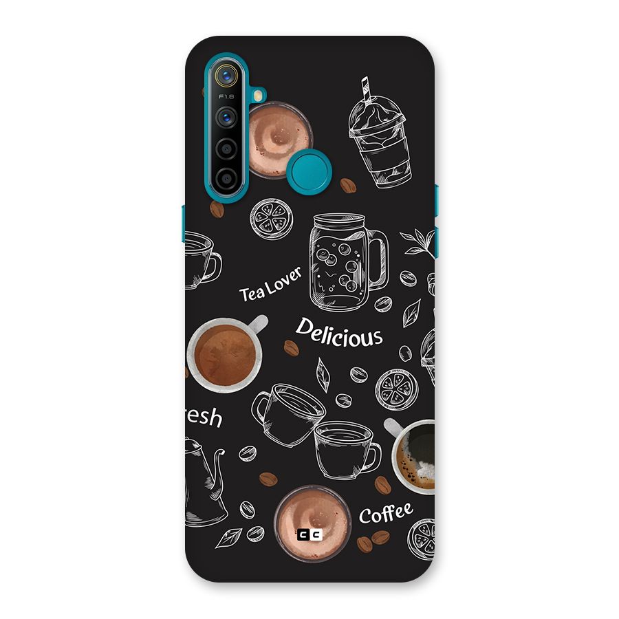 Tea And Coffee Mixture Back Case for Realme 5i