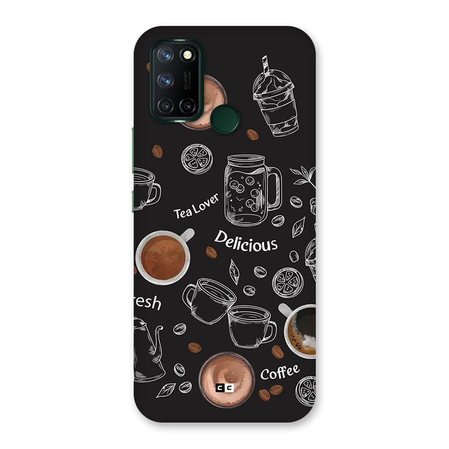 Tea And Coffee Mixture Back Case for Realme 7i