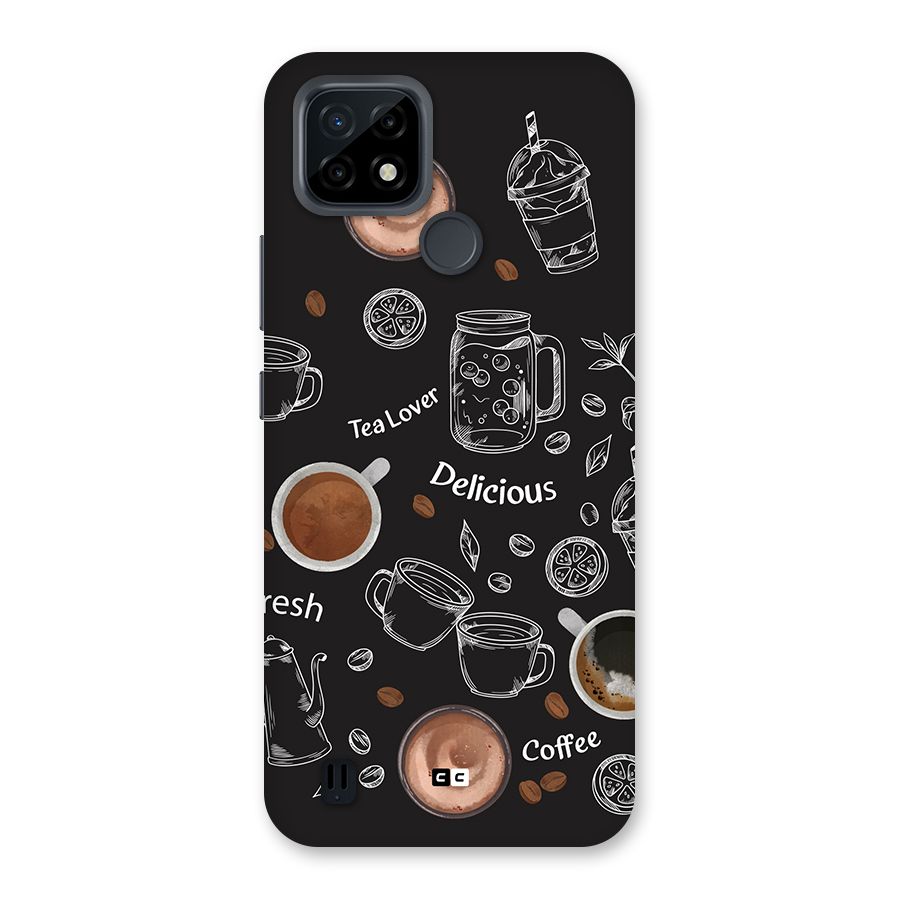 Tea And Coffee Mixture Back Case for Realme C21