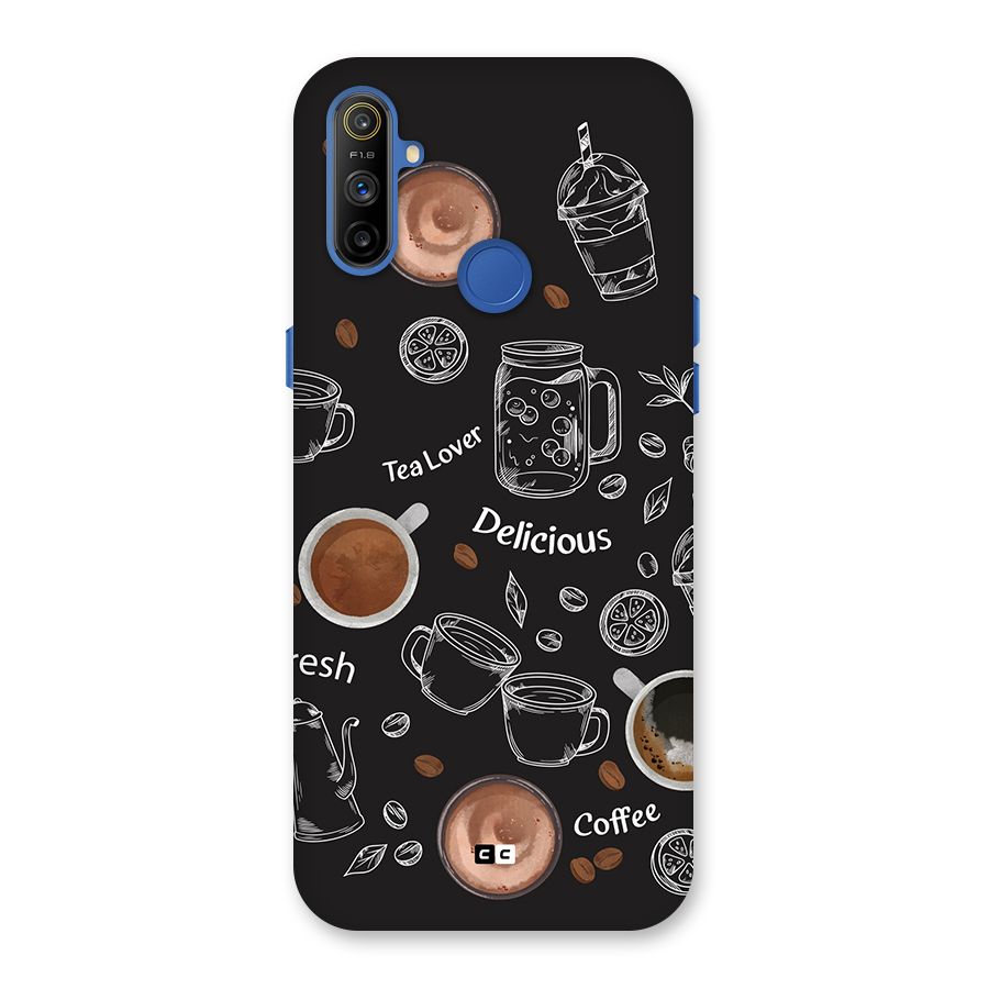 Tea And Coffee Mixture Back Case for Realme Narzo 10A