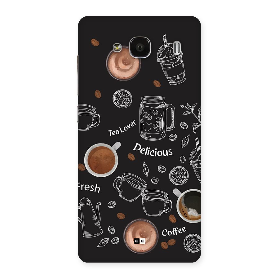Tea And Coffee Mixture Back Case for Redmi 2