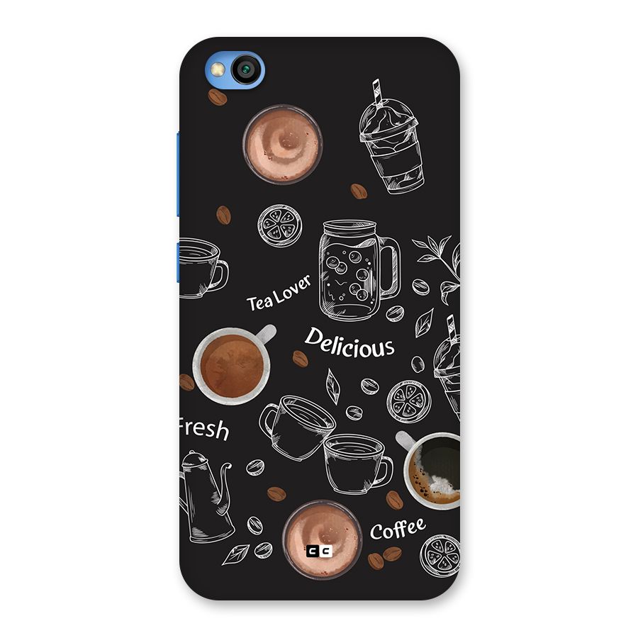 Tea And Coffee Mixture Back Case for Redmi Go