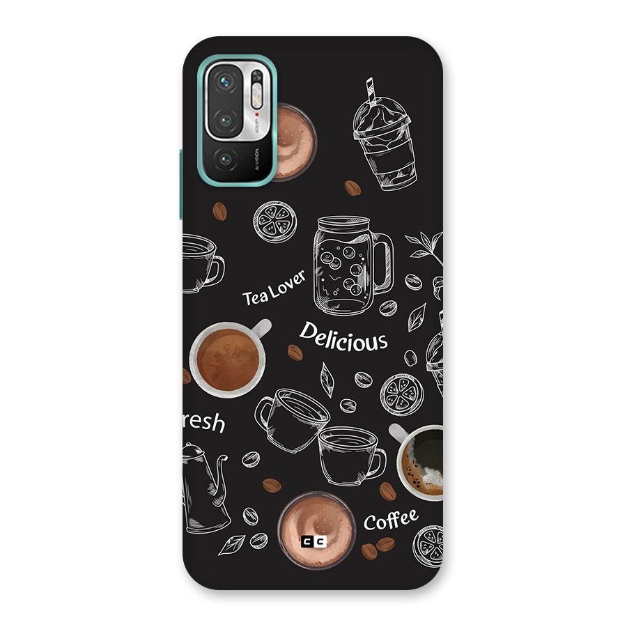Tea And Coffee Mixture Back Case for Redmi Note 10T 5G