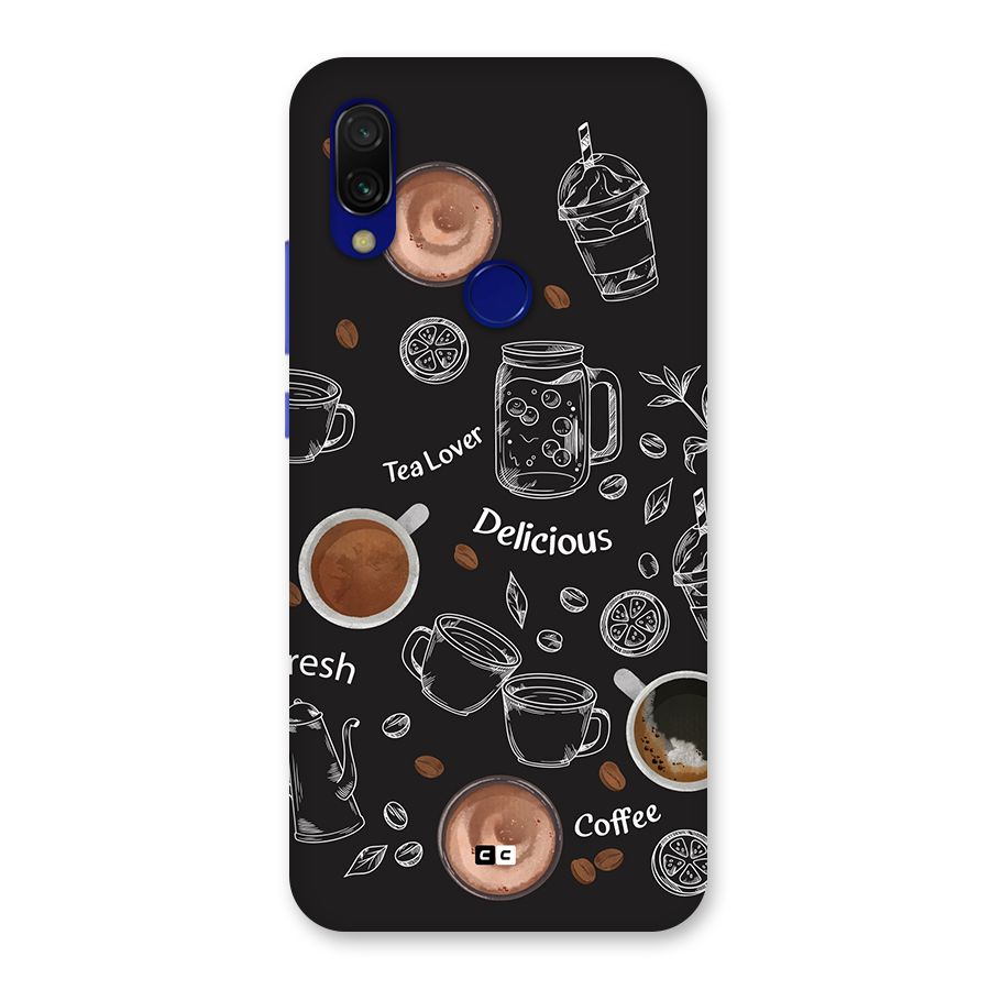 Tea And Coffee Mixture Back Case for Redmi Y3