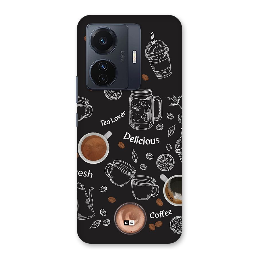 Tea And Coffee Mixture Back Case for Vivo T1 Pro