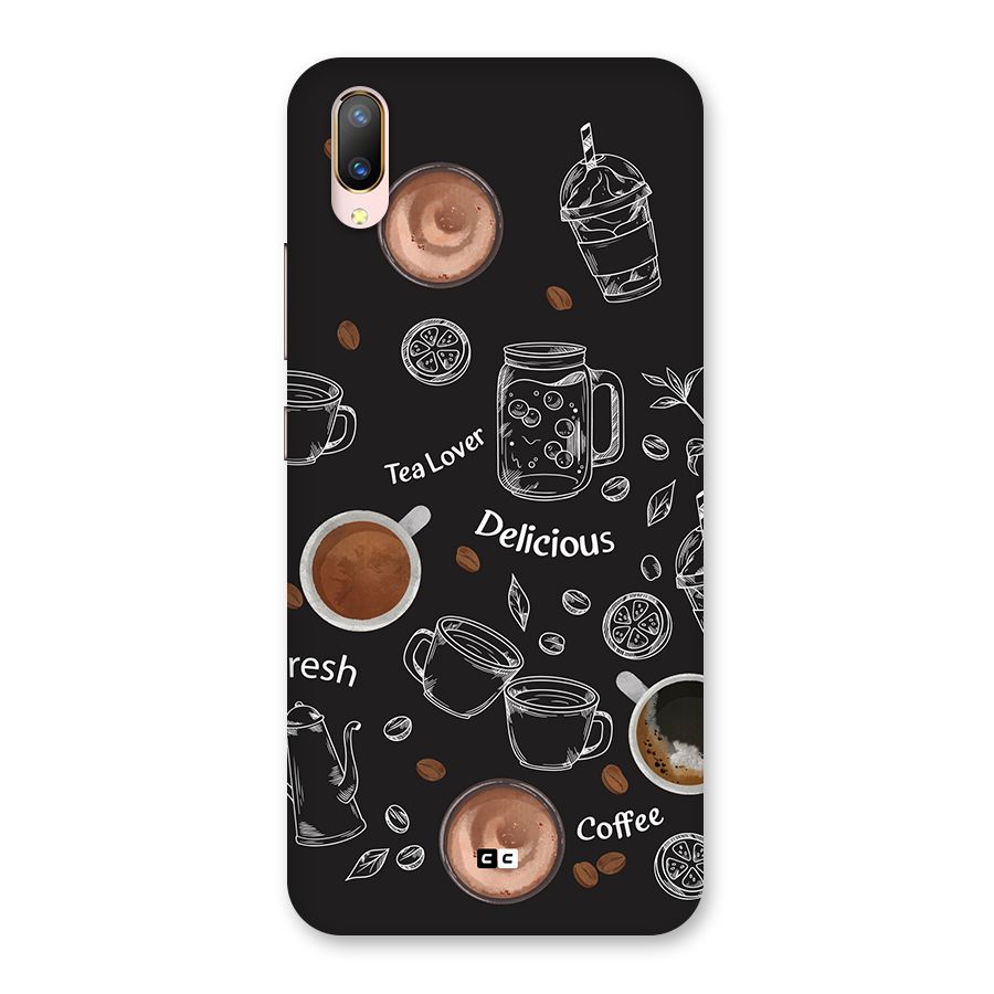 Tea And Coffee Mixture Back Case for Vivo V11 Pro