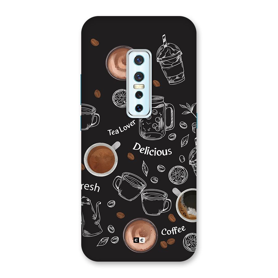 Tea And Coffee Mixture Back Case for Vivo V17 Pro
