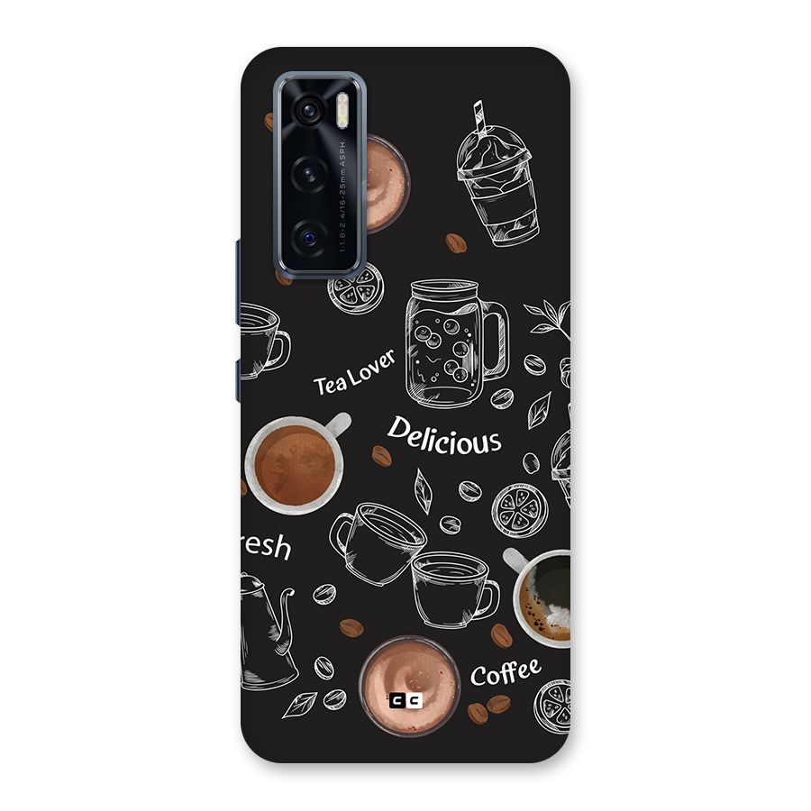 Tea And Coffee Mixture Back Case for Vivo V20 SE