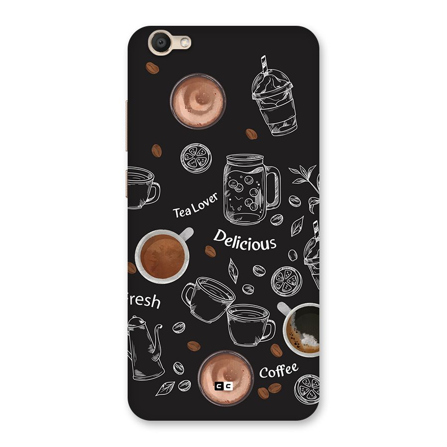 Tea And Coffee Mixture Back Case for Vivo V5