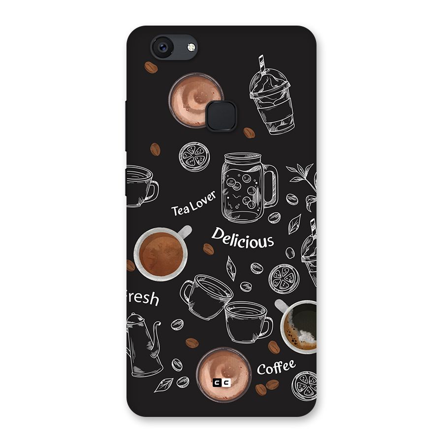 Tea And Coffee Mixture Back Case for Vivo V7 Plus