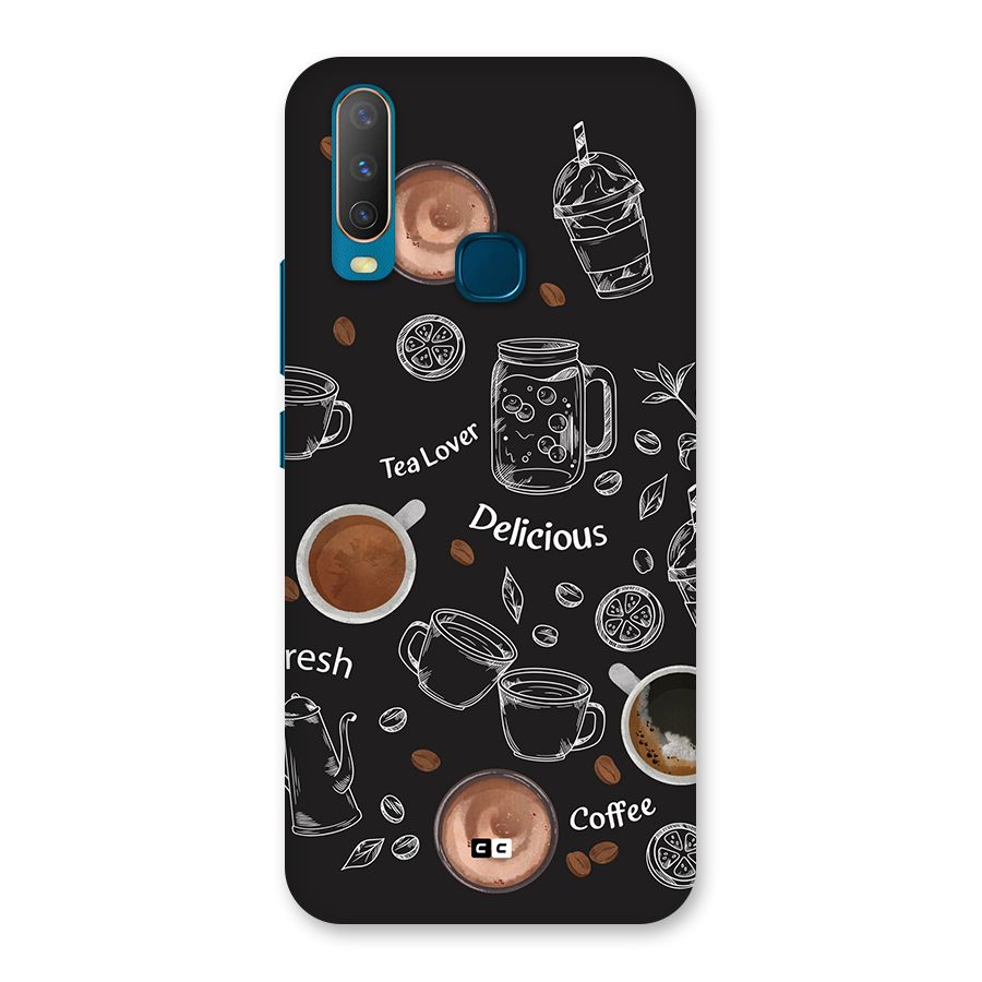 Tea And Coffee Mixture Back Case for Vivo Y11