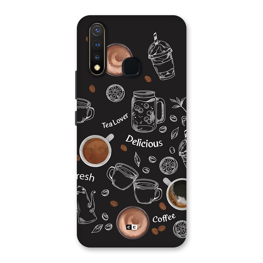 Tea And Coffee Mixture Back Case for Vivo Y19
