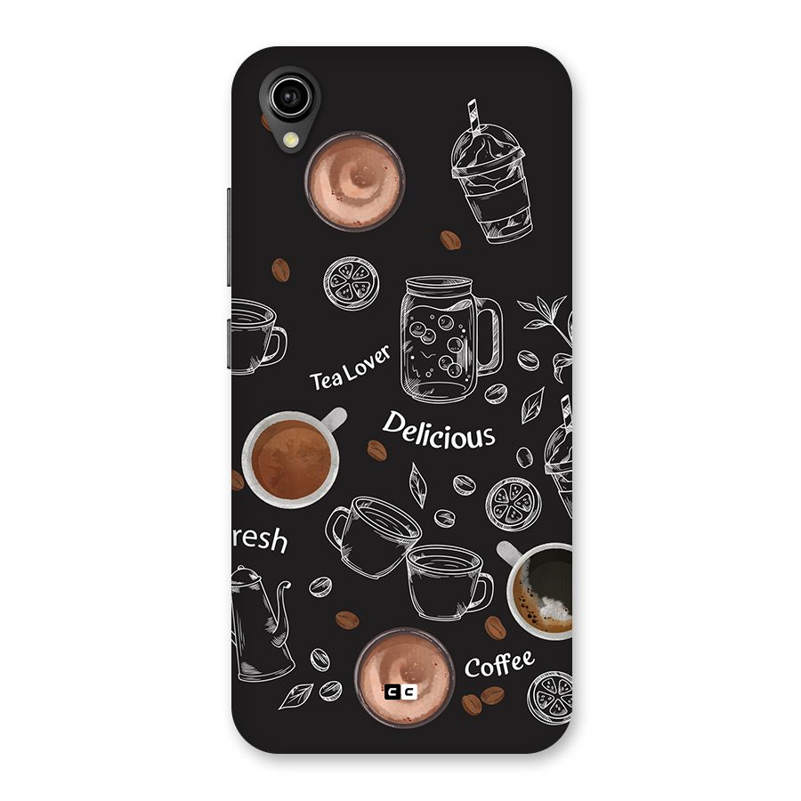 Tea And Coffee Mixture Back Case for Vivo Y90