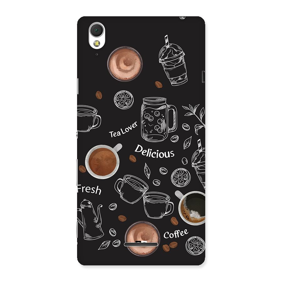 Tea And Coffee Mixture Back Case for Xperia T3