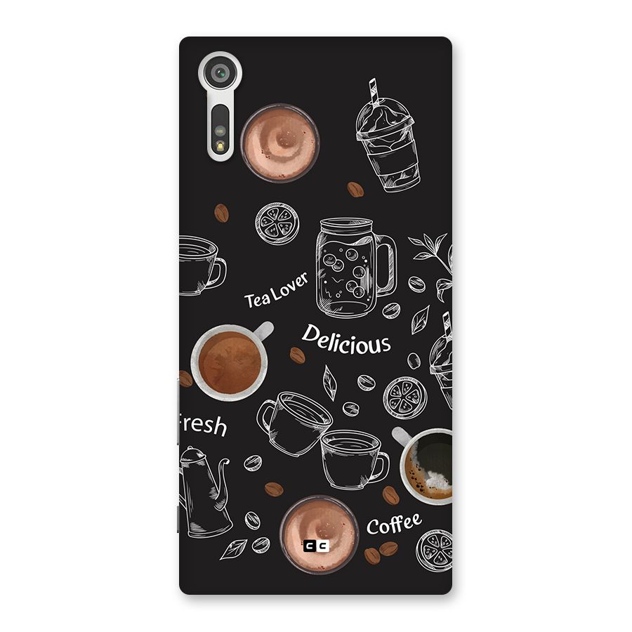 Tea And Coffee Mixture Back Case for Xperia XZ