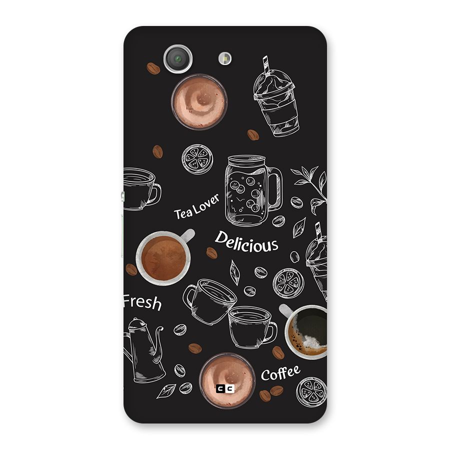 Tea And Coffee Mixture Back Case for Xperia Z3 Compact