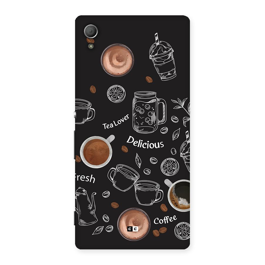 Tea And Coffee Mixture Back Case for Xperia Z3 Plus