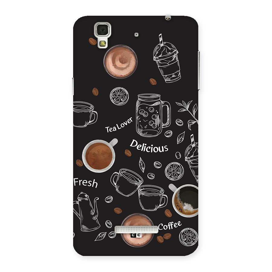 Tea And Coffee Mixture Back Case for YU Yureka Plus