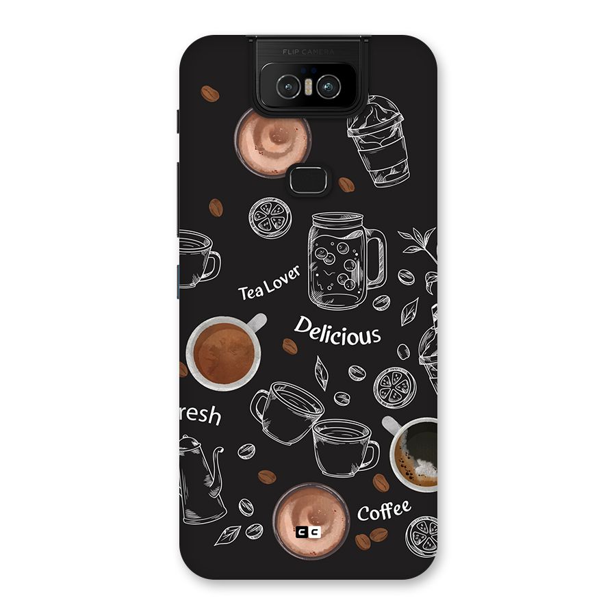 Tea And Coffee Mixture Back Case for Zenfone 6z