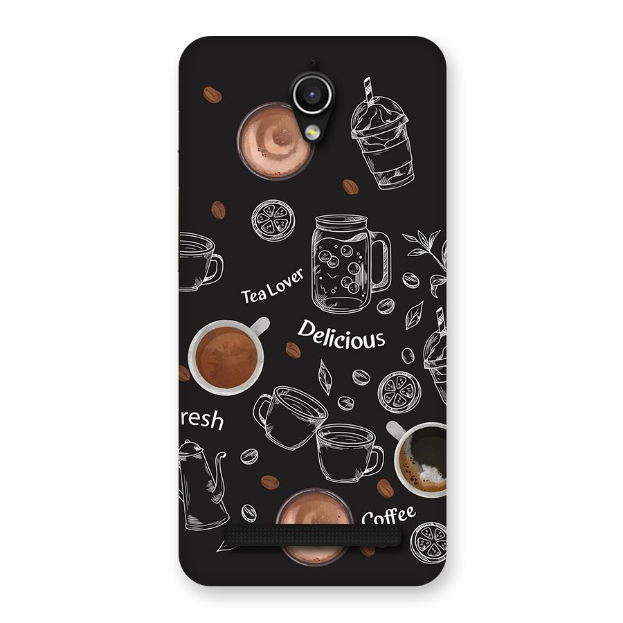 Tea And Coffee Mixture Back Case for Zenfone Go