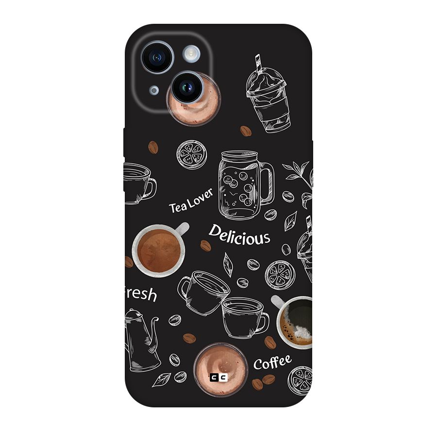 Tea And Coffee Mixture Back Case for iPhone 14