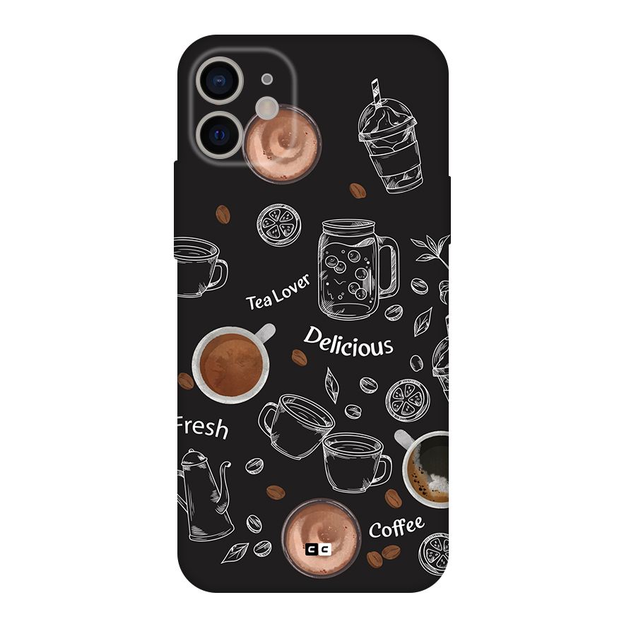 Tea And Coffee Mixture Back Case for iPhone 11