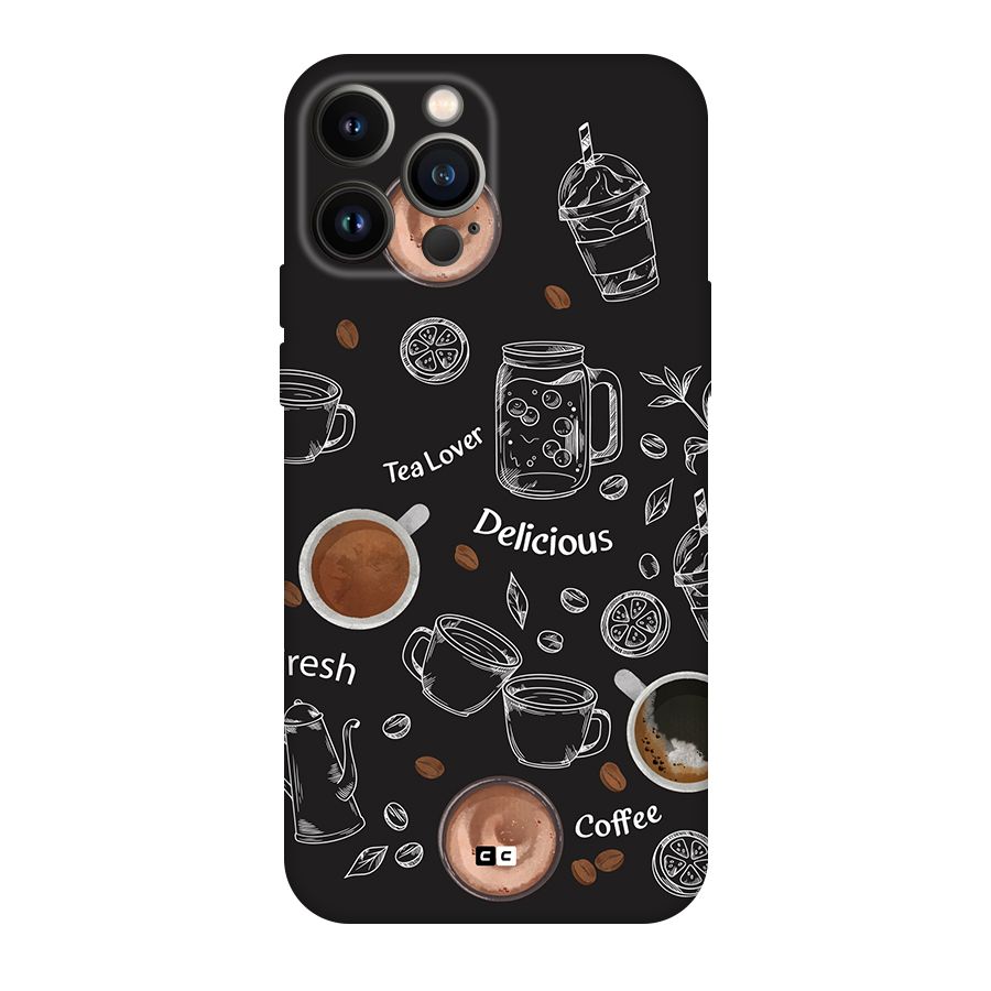 Tea And Coffee Mixture Back Case for iPhone 13 Pro Max