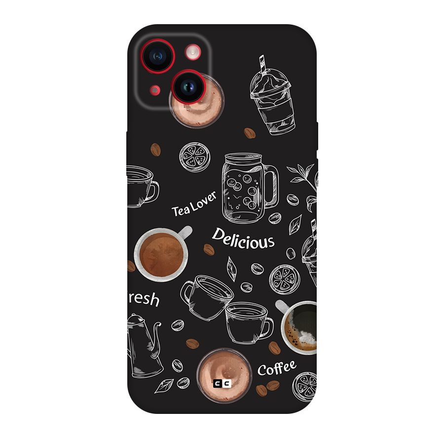 Tea And Coffee Mixture Back Case for iPhone 14 Plus
