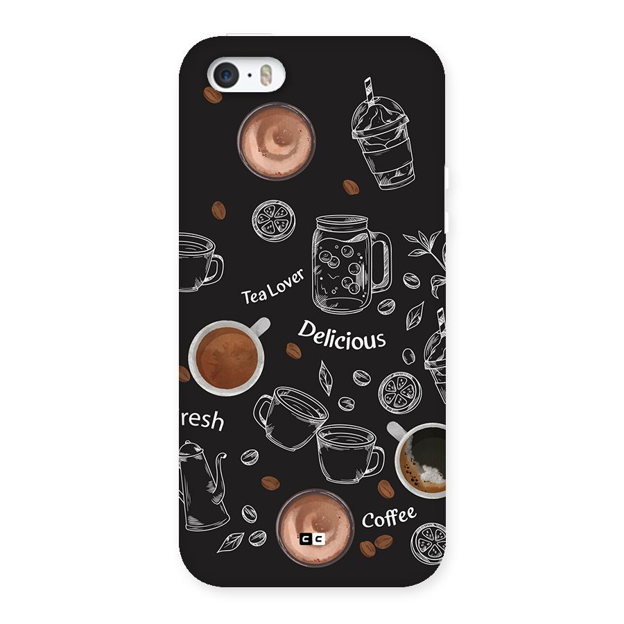 Tea And Coffee Mixture Back Case for iPhone SE 2016