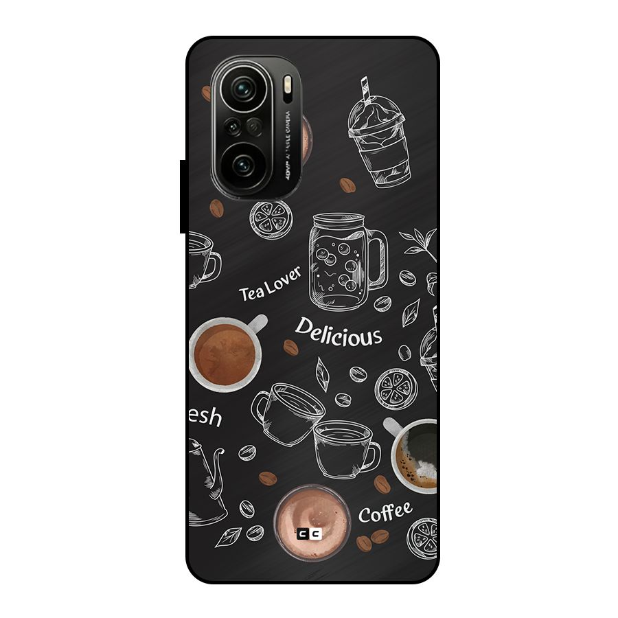 Tea And Coffee Mixture Metal Back Case for Mi 11X Pro