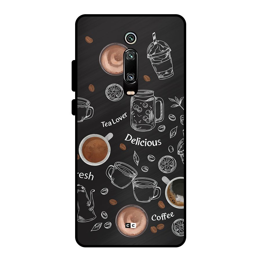 Tea And Coffee Mixture Metal Back Case for Redmi K20