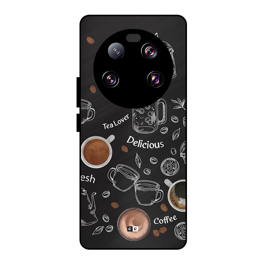Tea And Coffee Mixture Metal Back Case for Xiaomi 13 Ultra