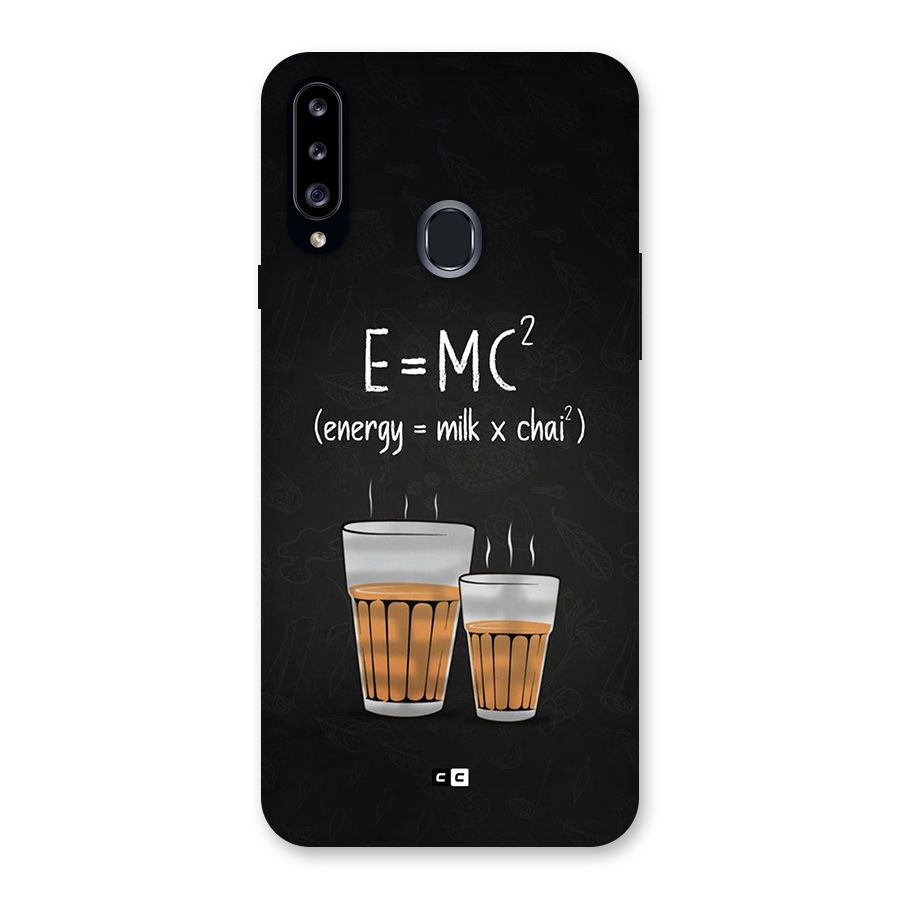 Tea Formula Back Case for Galaxy A20s