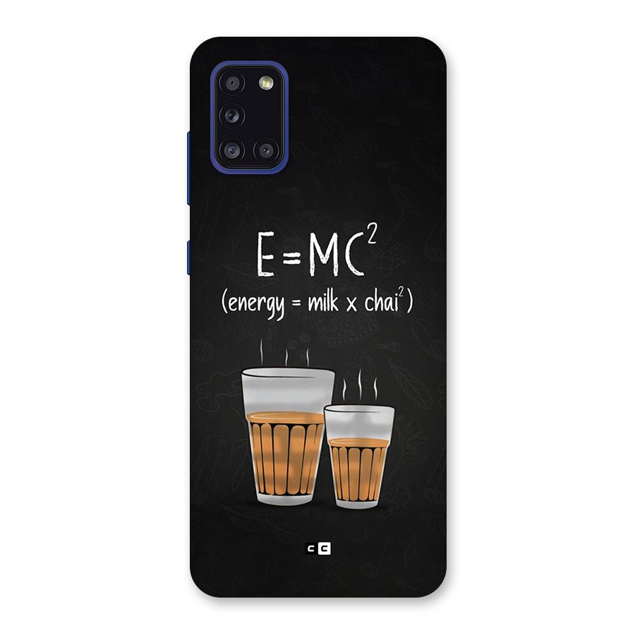 Tea Formula Back Case for Galaxy A31