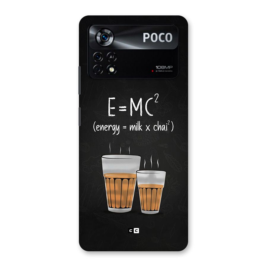 Tea Formula Back Case for Poco X4 Pro 5G