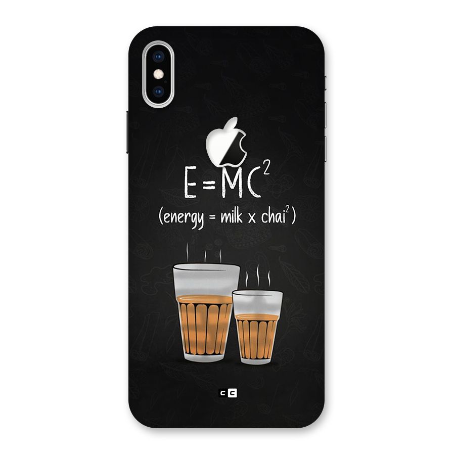 Tea Formula Back Case for iPhone XS Max Apple Cut
