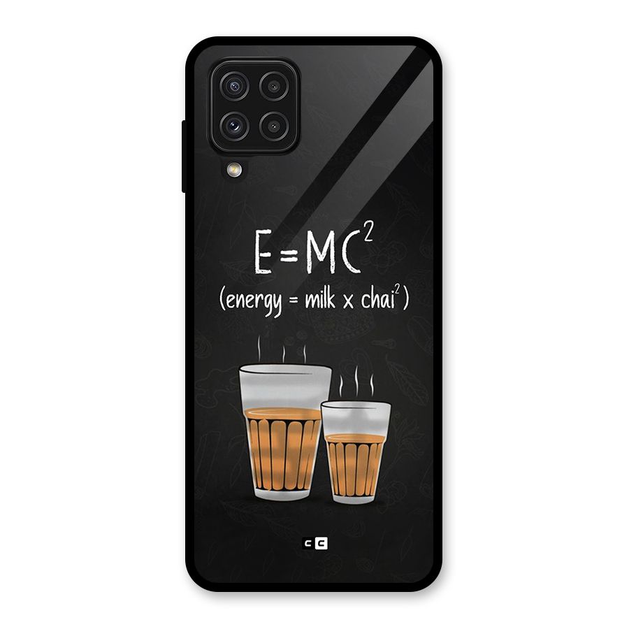 Tea Formula Glass Back Case for Galaxy A22 4G