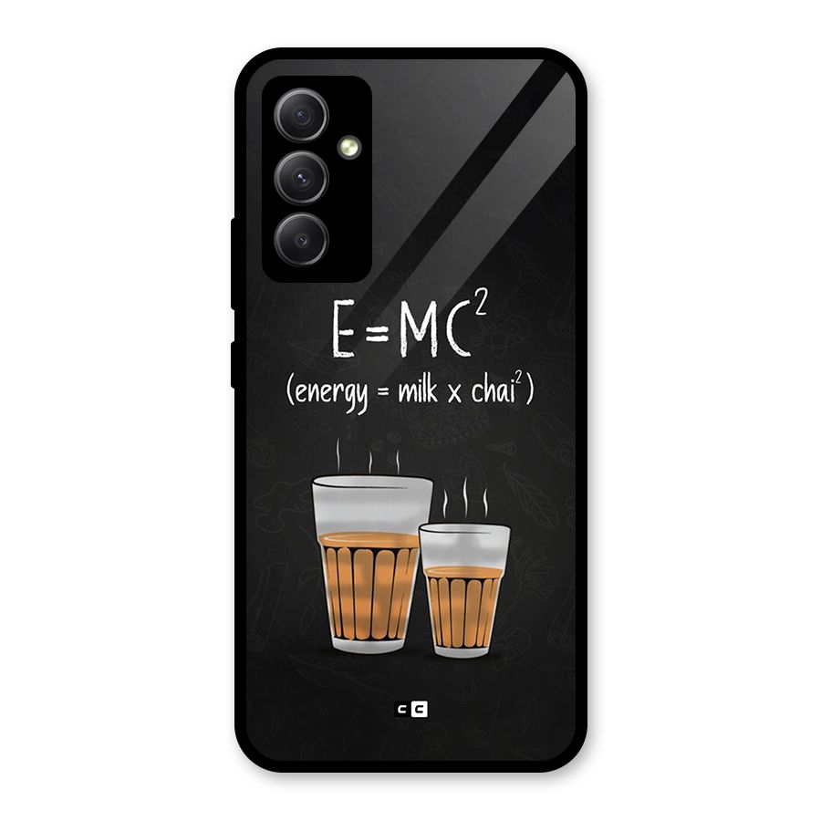 Tea Formula Glass Back Case for Galaxy A34