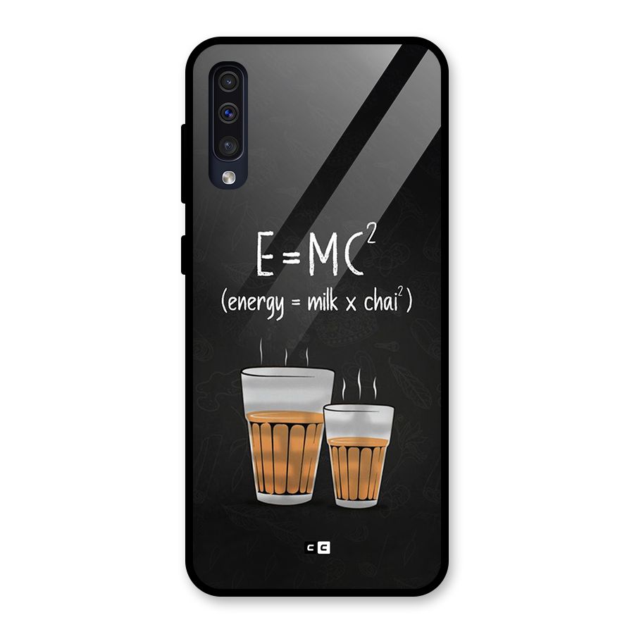 Tea Formula Glass Back Case for Galaxy A50