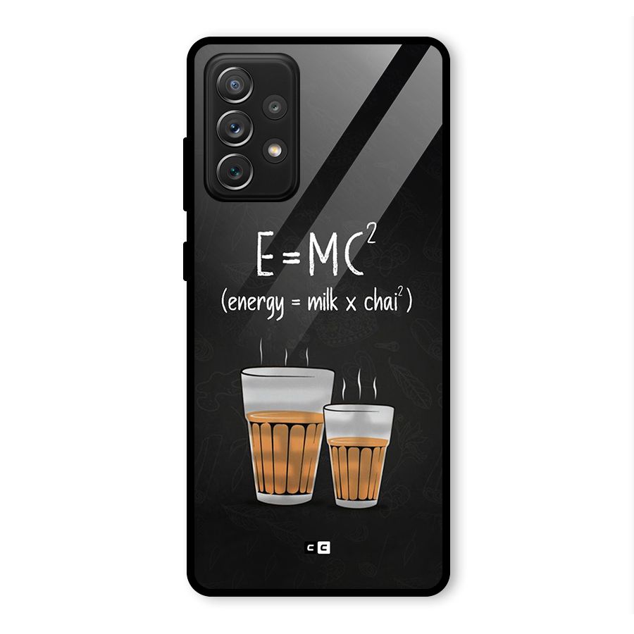 Tea Formula Glass Back Case for Galaxy A72